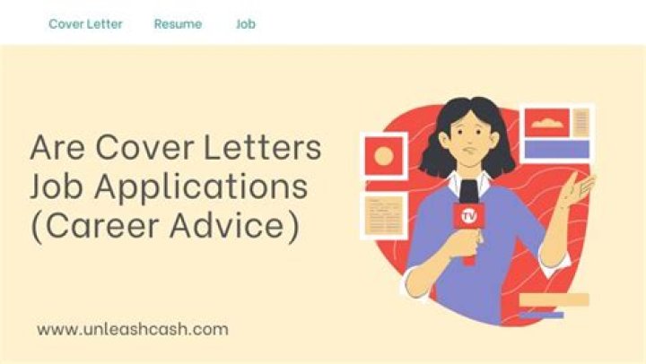 Are cover letters job applications?