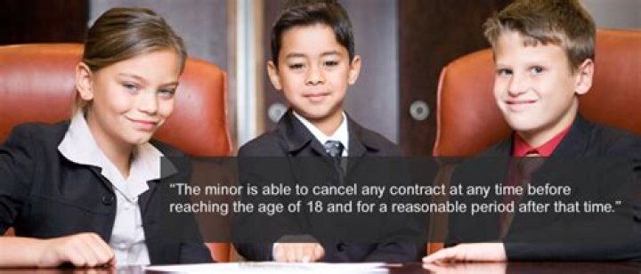 Can a minor enter into a valid legal contract?