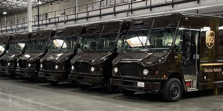 How many trucks are in the UPS fleet?