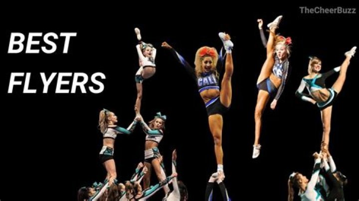 How much does the average cheerleader flyer weigh?