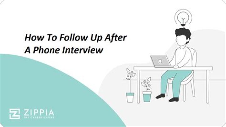 How soon is too soon to follow up after a phone interview?