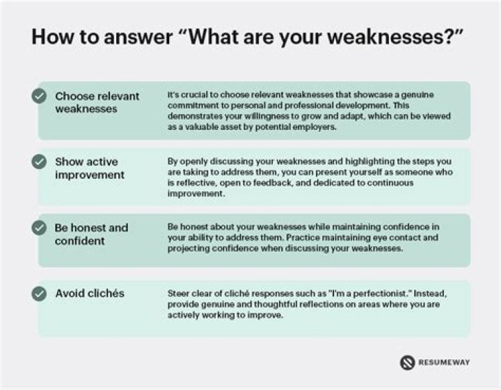 What are your weaknesses as a worker?