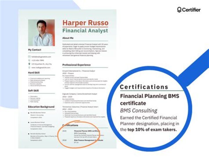 What certifications do you need for a job?