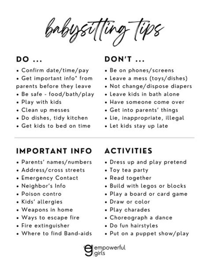 What certifications should a babysitter get?