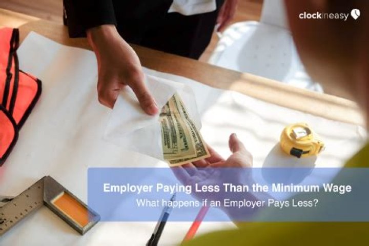 What happens if a job pays less than minimum wage?