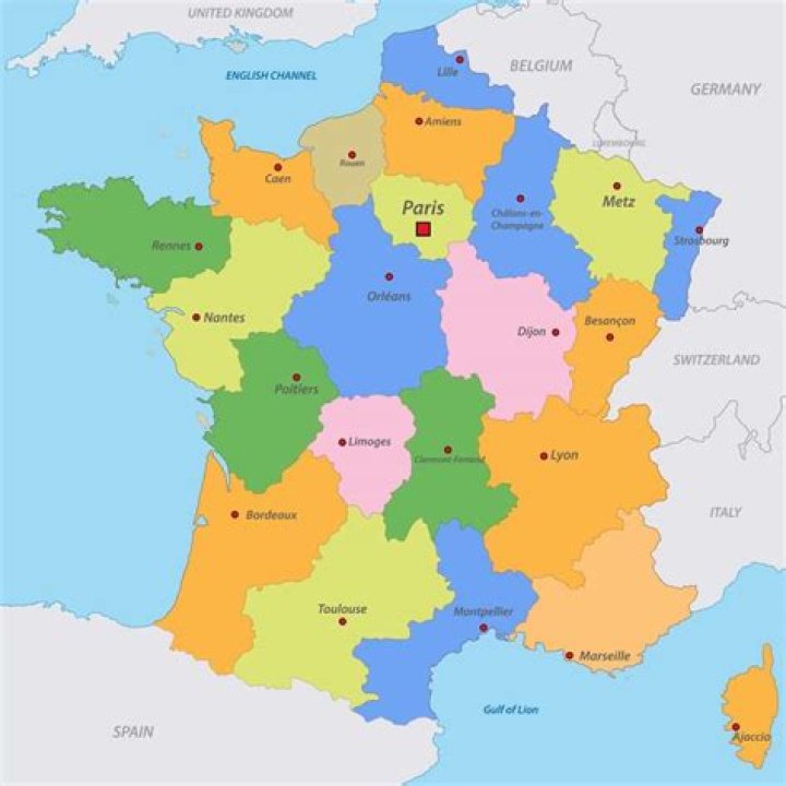 What is manufactured in France?