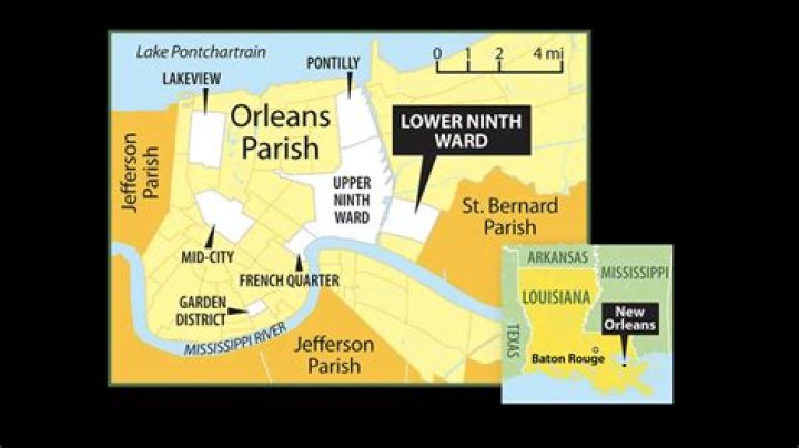 What is the poorest ward in New Orleans?