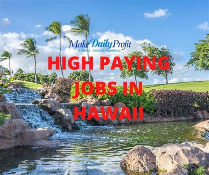 What jobs are in high demand in Hawaii?