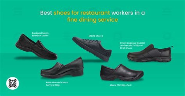 What kind of shoes do fast food workers wear?