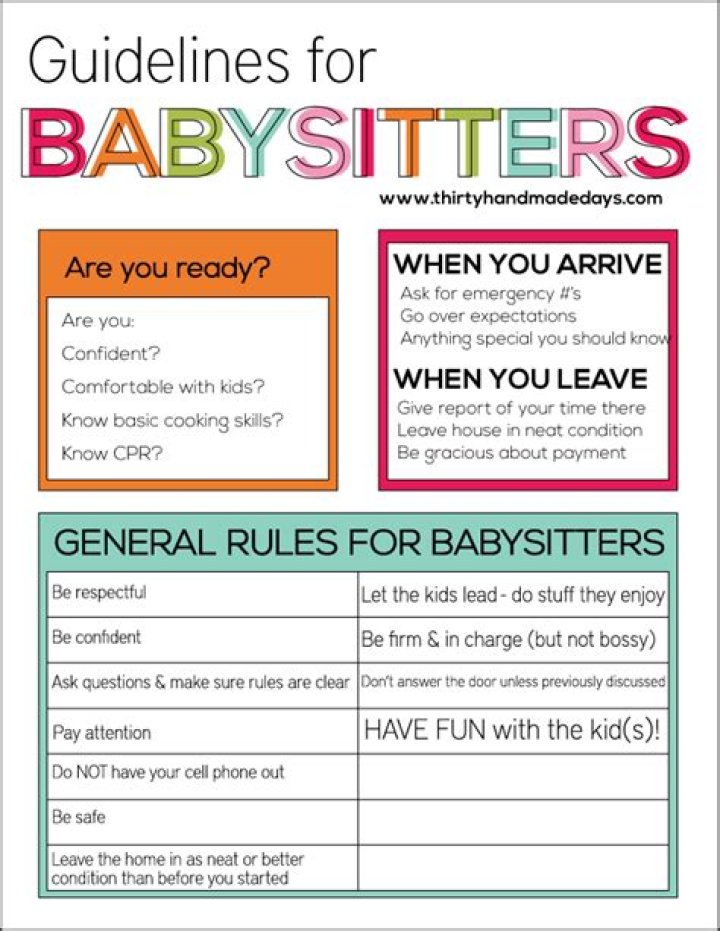 What should I know before babysitting?