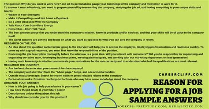Why are you applying for this employment opportunity?